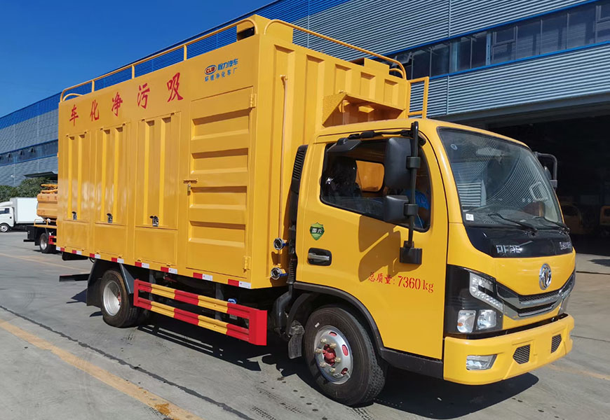 國(guó)六東風(fēng)小多利卡黃牌污水凈化處理車(chē)